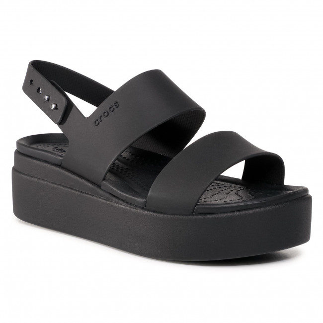 Crocs Brooklyn Low Wedge Μαύρο