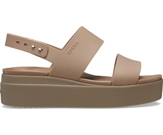Crocs Brooklyn Low Wedge Μπεζ
