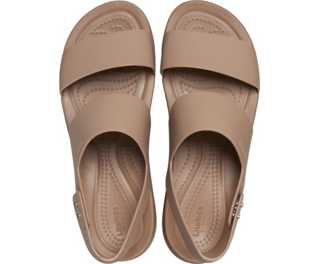 Crocs Brooklyn Low Wedge Μπεζ