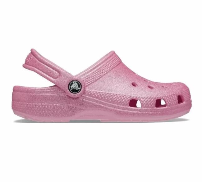 Crocs Classic Glitter Clog Junior Ροζ