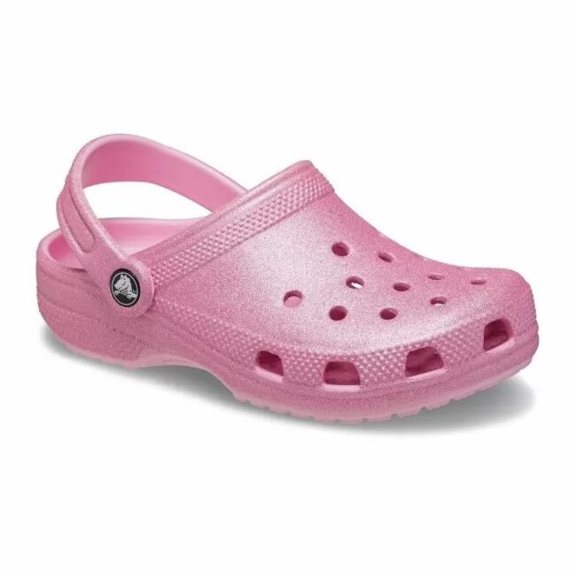Crocs Classic Glitter Clog Junior Ροζ