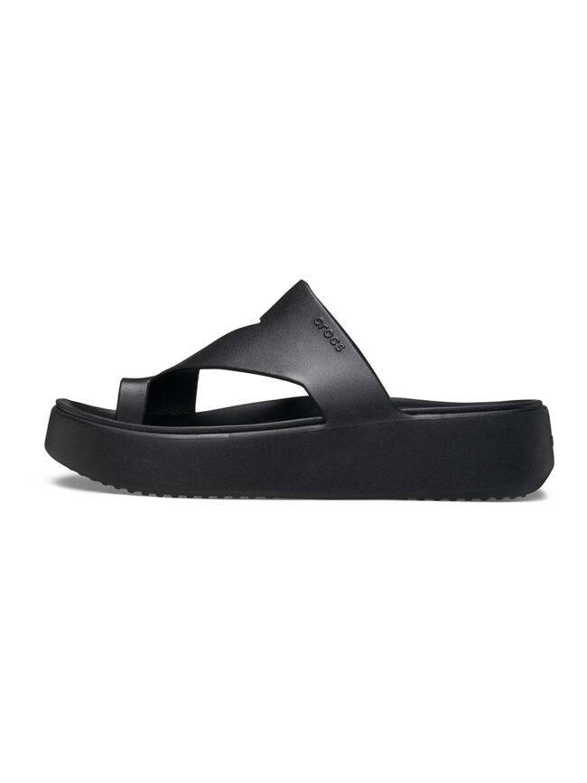 Crocs Getaway Platform Toe Loop Μαύρο