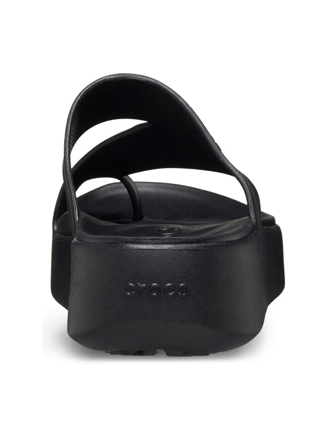 Crocs Getaway Platform Toe Loop Μαύρο