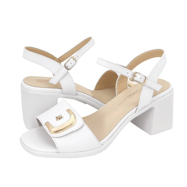 Gianna Kazakou Sole AK7961.LXA1868.DS Λευκό