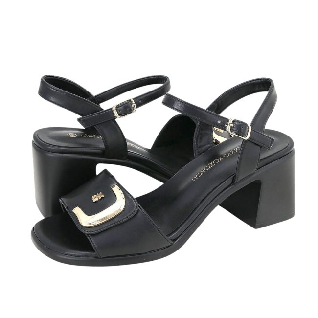 Gianna Kazakou Sole AK7961.LXA1868.DS Μαύρο