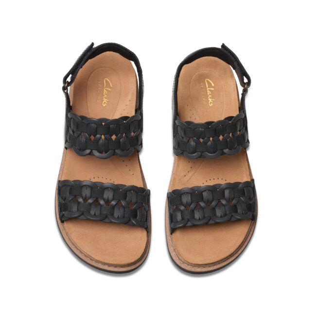 Clarks Arwell Glide 26181408 Μαύρο