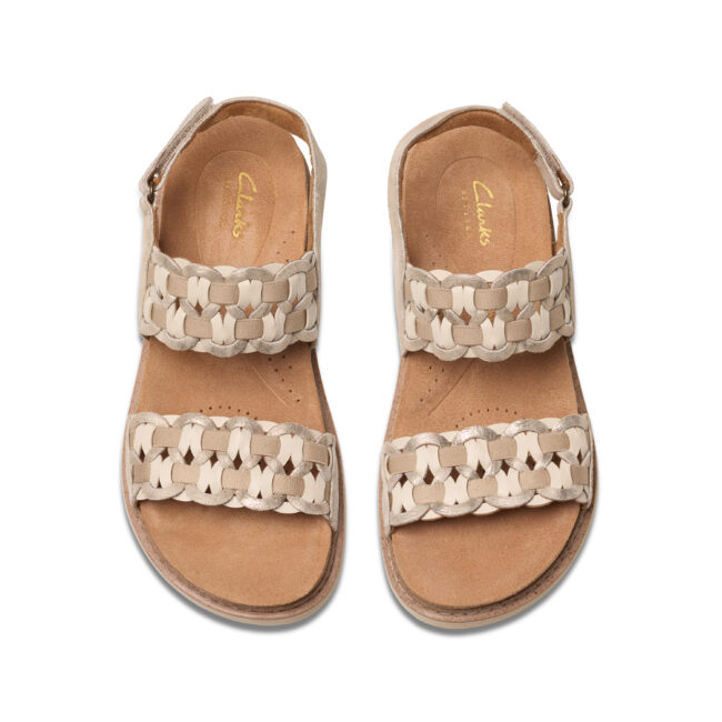 Clarks Arwell Glide 26181410 Ασημί