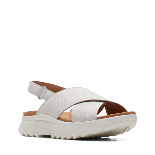 Clarks Dashlite Wish 26171949 Λευκό