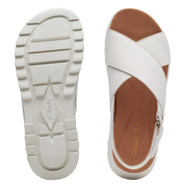 Clarks Dashlite Wish 26171949 Λευκό