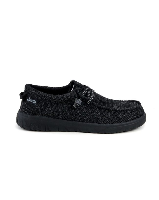 Jeep Samoa Wallabee Knit JM51030A Μαύρο
