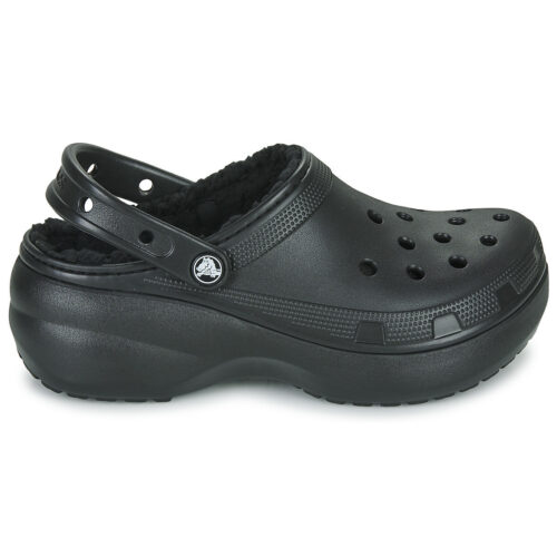 Crocs Classic Platform Lined Clog W Μαύρο