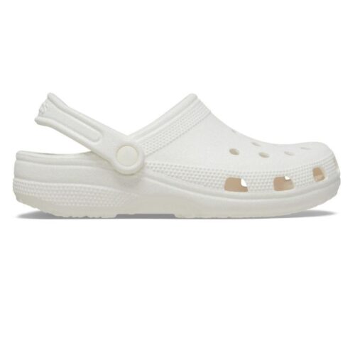 Crocs Classic Glitter Clog Λευκό