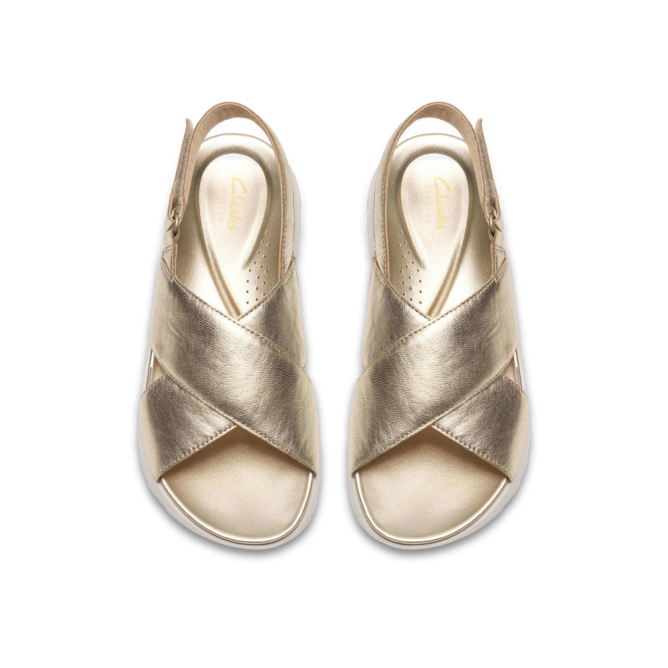 Clarks DashLite Wish 26185882 Χρυσό