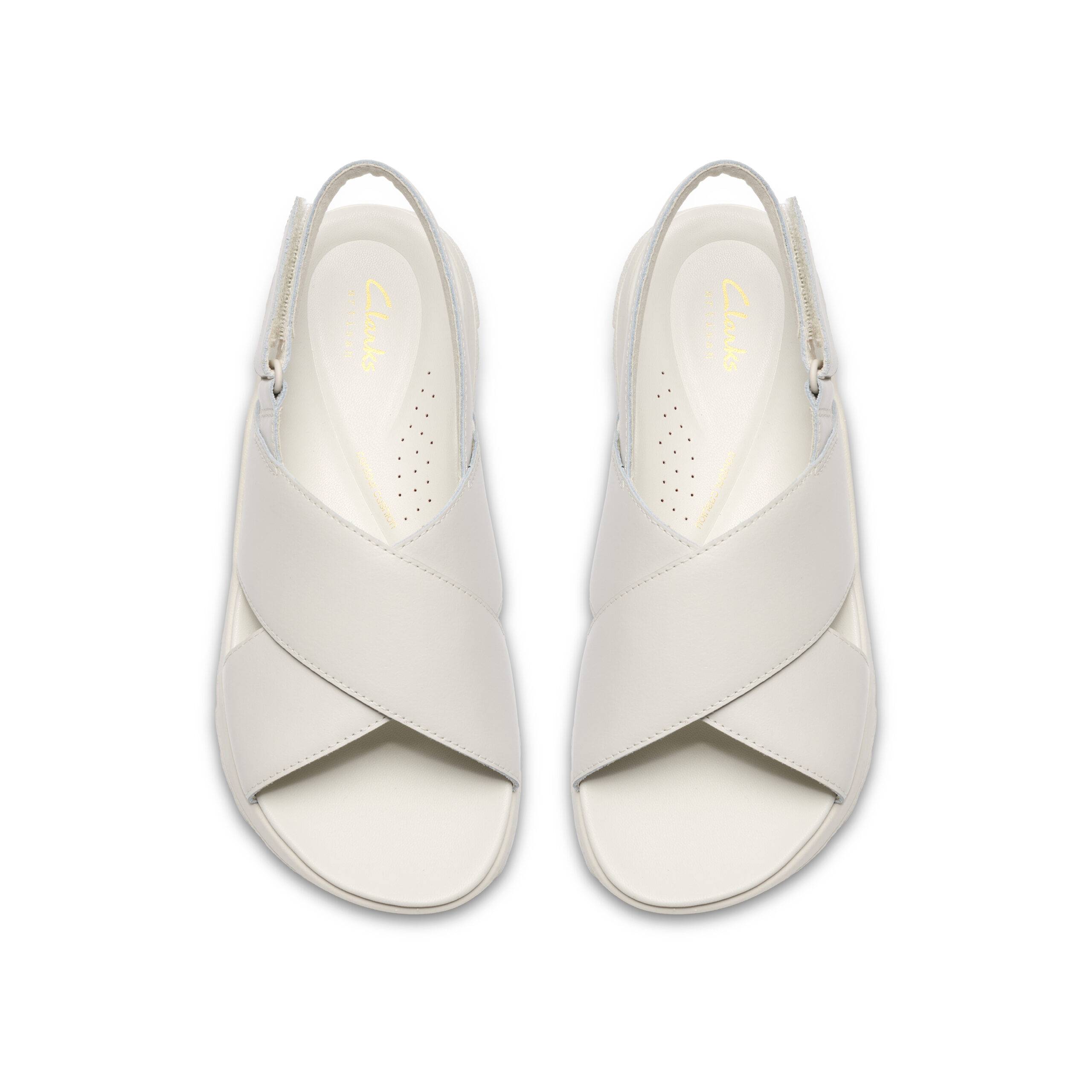 Clarks DashLite Wish 26186583 Λευκό