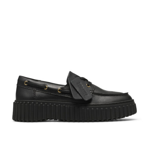 Clarks Torhill Boat 26329433 Μαύρο